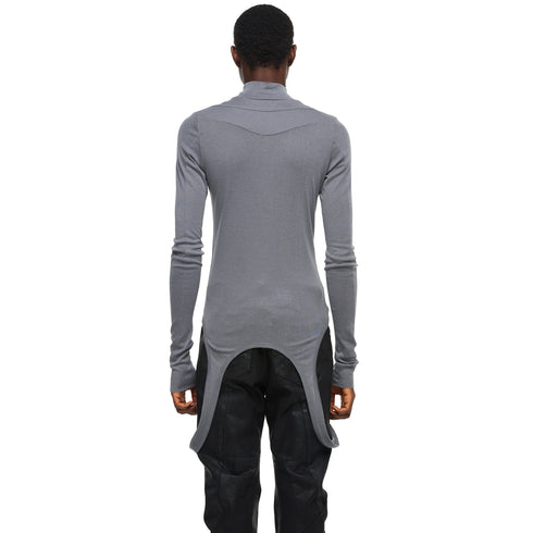 JULIUS 957CUM8 Cement / Droid High Neck Top