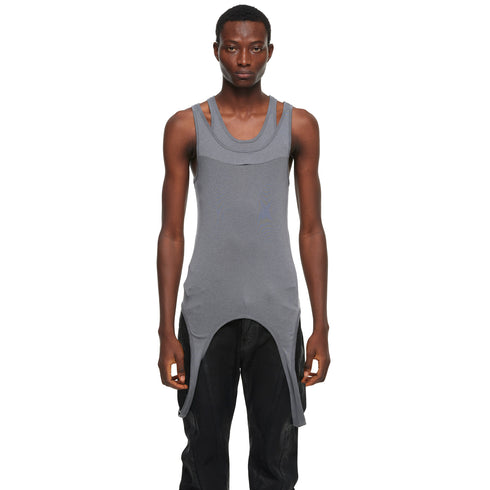 JULIUS 957CUM10 Cement / Droid Tank Top