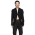 JULIUS 957CUM14 Black / Drape Cardigan