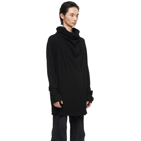JULIUS 957CUM17 Black / Cowl Neck Top