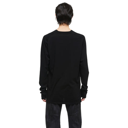 JULIUS 957CUM16 Black / Seamed Neck Top