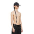 JULIUS 077ACU46 Charcoal / Long Belt Cap