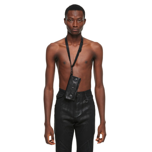 JULIUS 077BGU2 Black / Gas Mask Wallet
