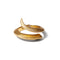 JULIUS 077ACU42-S CRACKED GOLD / Horn Bracelet "Silver 925"