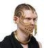 JULIUS 077ACU44 CRACKED GOLD / Horn Ear Cuffs Right
