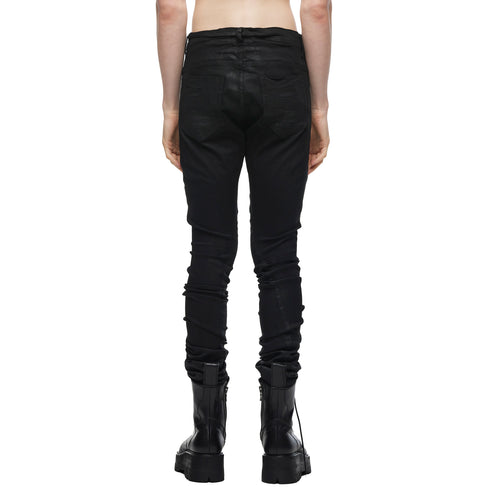 077PAM7 Black / Gazelle Skinny Pants