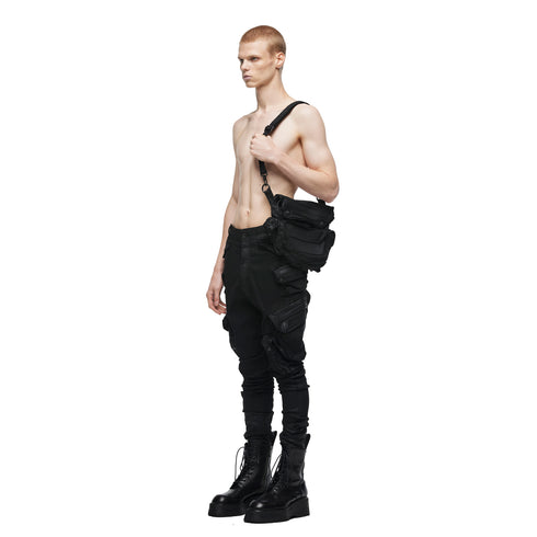 JULIUS 077BGU3 Black / Gas Mask Bag