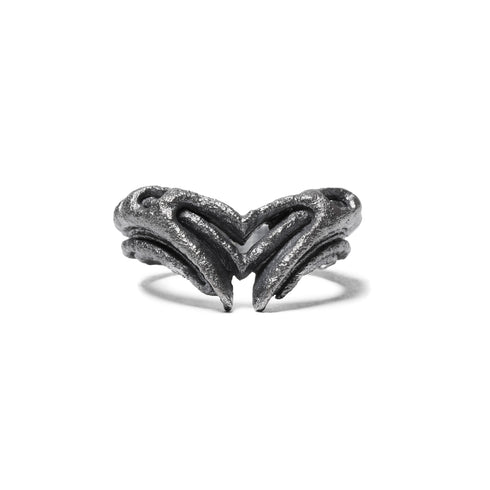 JULIUS 077ACU7 Silver / Dualflow Anima Ring Ver.2