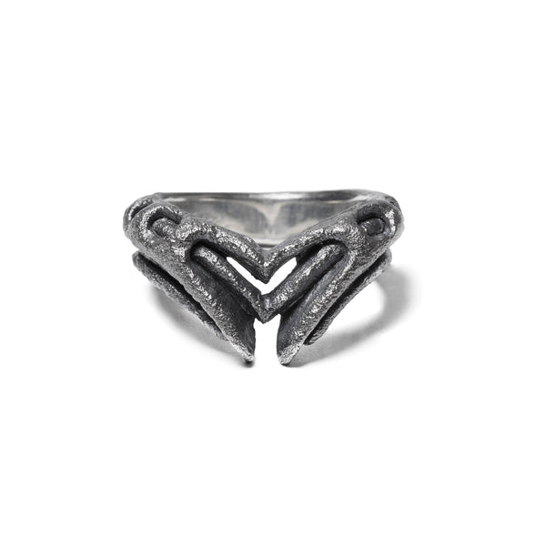 JULIUS 077ACU7 Silver / Dualflow Anima Ring Ver.2