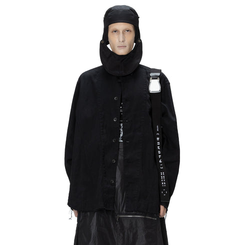 JULIUS 907SHM2 Black / Rust Workshirt