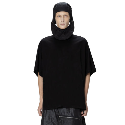 JULIUS 907CPM2-M Black / Europa Base Oversized T-Shirt