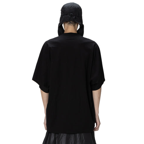 JULIUS 907CPM2 Black / Europa Graphic Oversized T-Shirt