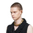 JULIUS 077ACU36 CRACKED GOLD / Horn Ear Cuffs Left