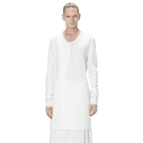 JULIUS 907CUM5 Off White / Deploy Long-Sleeve Top