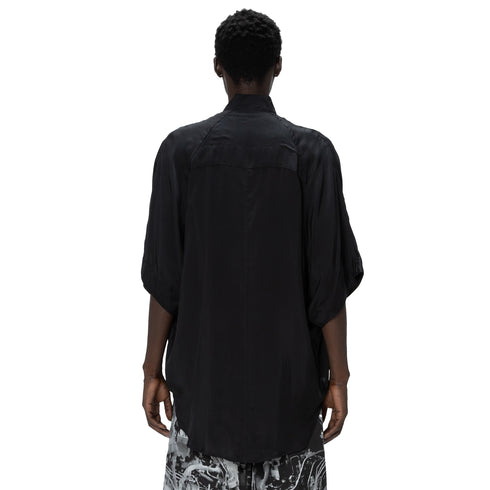 JULIUS 907SHM1 Black / Glide Tucked Shirt