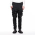 JULIUS 838PAM1 Black / Gasmask Cargo Sweat Pants