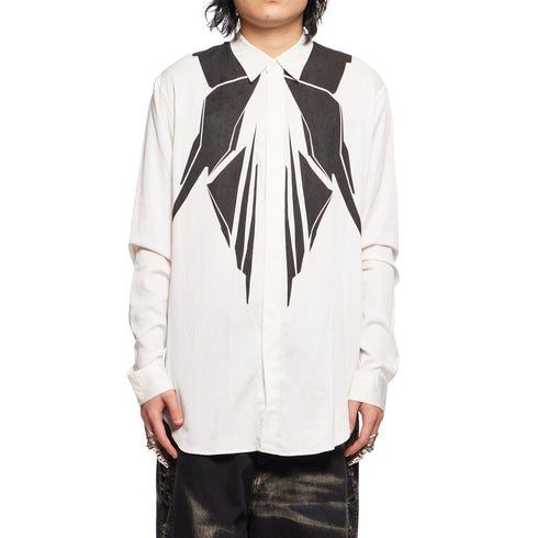 JULIUS 838SHM1-OFF WHITE / Graphic Shirts