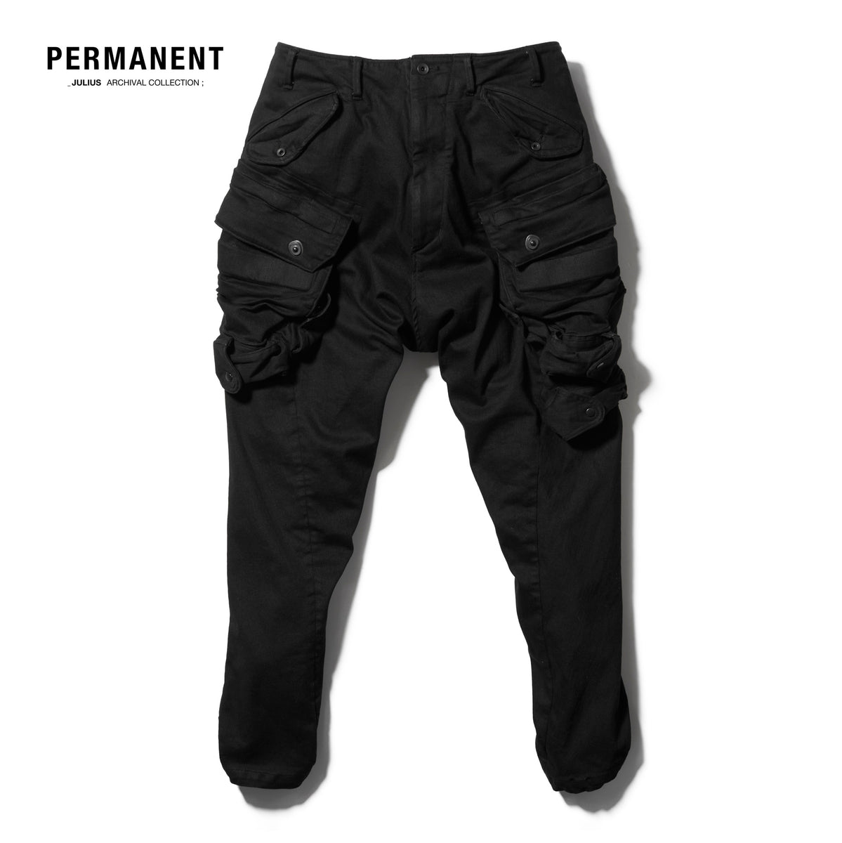 839PAM3 Black / Gas Mask Cargo Pants – JULIUS OFFICIAL STORE