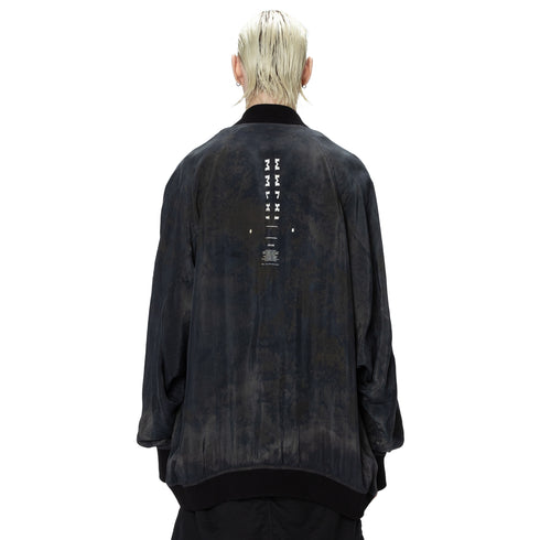 JULIUS 907BLM1-S Oxide / Europa Glide Bomber Jacket - Surface Decay