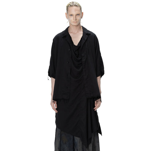 JULIUS 907SHM3 Black / Umbra Overshirt