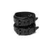 JULIUS 917ACU21 Black / Leather Double Belt Bracelet
