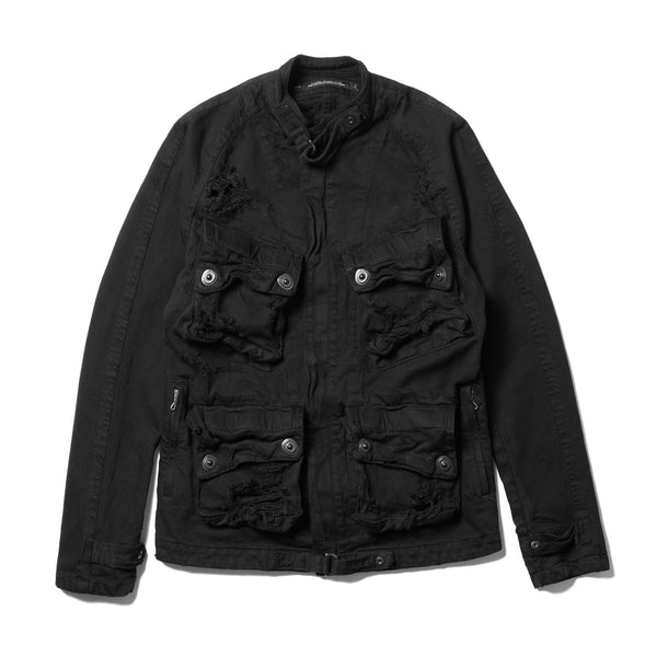 JULIUS 917BLM1 Black / Gas Mask Jacket