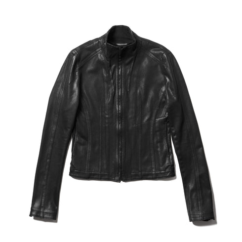 JULIUS 917BLM3-C Black / Seamed Skinny Jacket