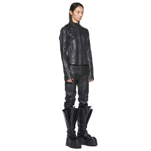 JULIUS 917BLM3-CK Black / Seamed Skinny Jacket