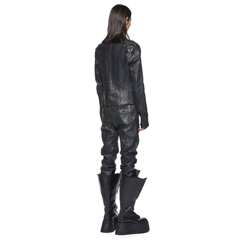 JULIUS 917BLM3-CK Black / Seamed Skinny Jacket