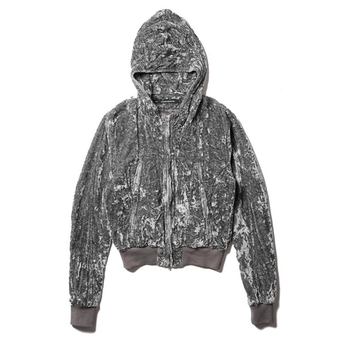 JULIUS 917BLM5 Gray / Seamed Hoodie