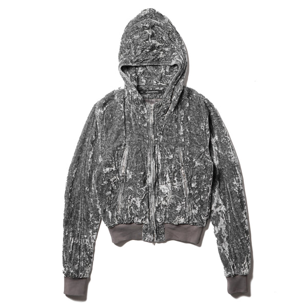 JULIUS 917BLM5 Gray / Seamed Hoodie