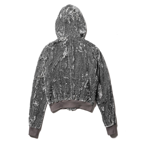 JULIUS 917BLM5 Gray / Seamed Hoodie