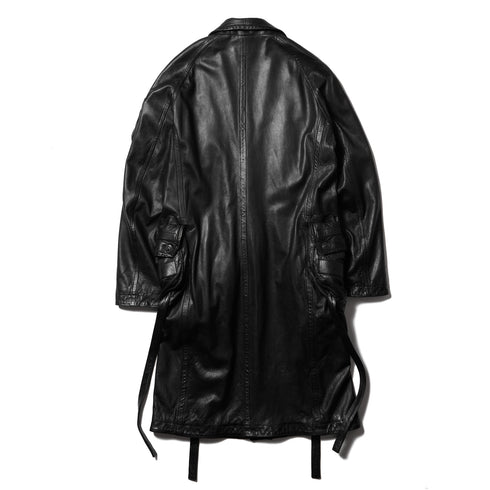 JULIUS 917COM1 Black / Gas Mask Coat