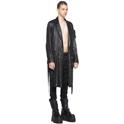 JULIUS 917COM1 Black / Gas Mask Coat