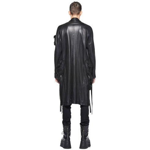 JULIUS 917COM1 Black / Gas Mask Coat