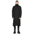 JULIUS 917COM4 Black / Volcano Long Coat