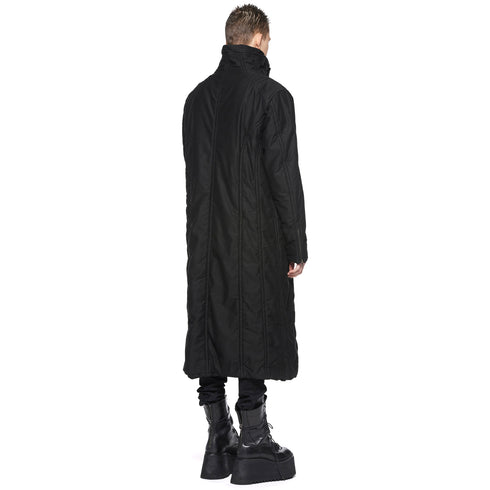JULIUS 917COM4 Black / Volcano Long Coat