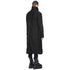 JULIUS 917COM4 Black / Volcano Long Coat