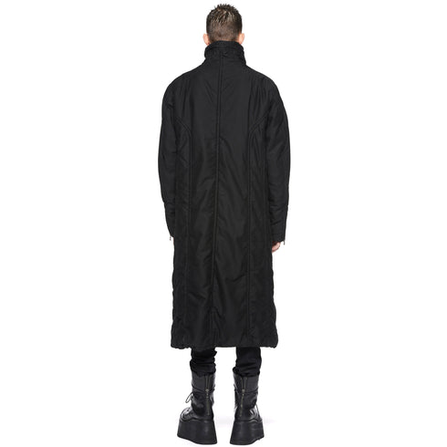 JULIUS 917COM4 Black / Volcano Long Coat
