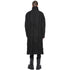 JULIUS 917COM4 Black / Volcano Long Coat