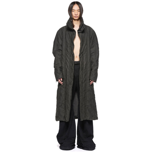 JULIUS 917COM4 Dark Khaki / Volcano Long Coat