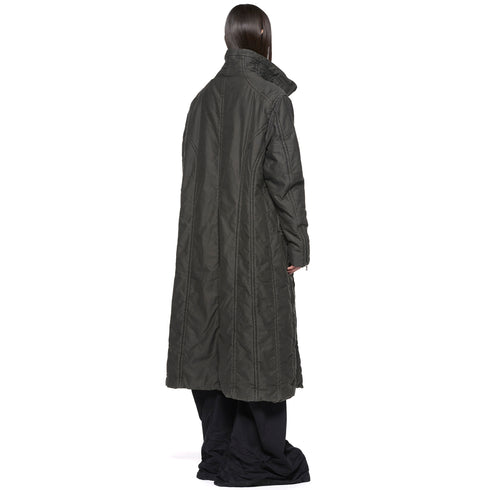 JULIUS 917COM4 Dark Khaki / Volcano Long Coat