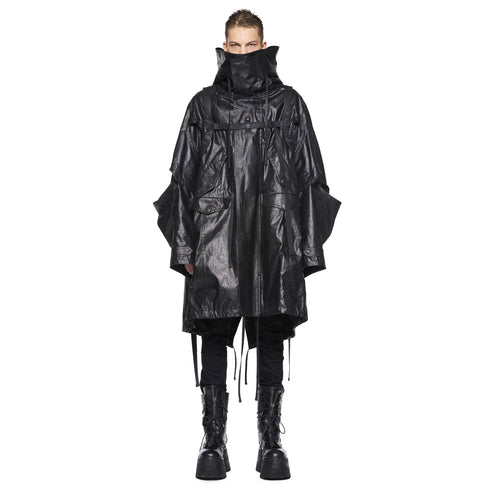 JULIUS 917COM5 Black / Mechanical Coat