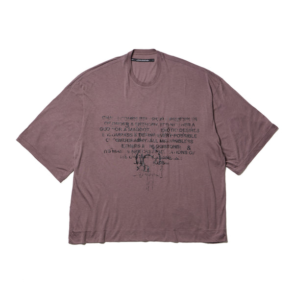 JULIUS 917CPM7 Ash Purple / The Order Of Chaos Over T-Shirt