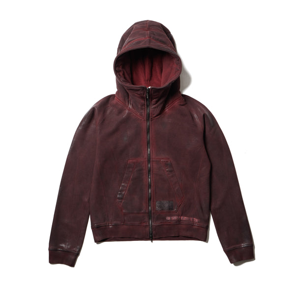 JULIUS 917CUM1 Blood / Seamed Hoodie