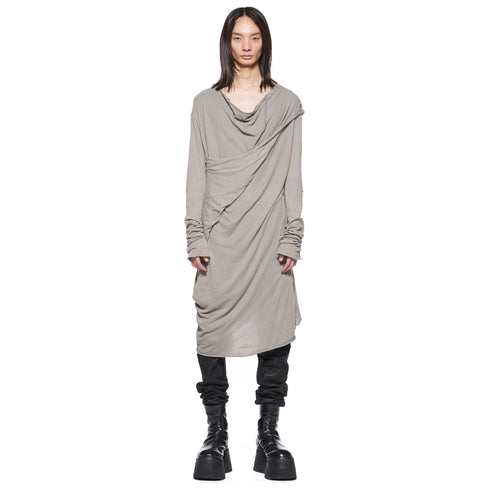 JULIUS 917CUM4 Cement / Drop Neck Drape Top