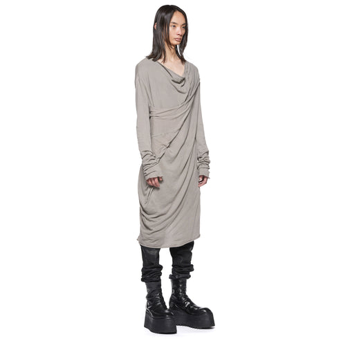JULIUS 917CUM4 Cement / Drop Neck Drape Top