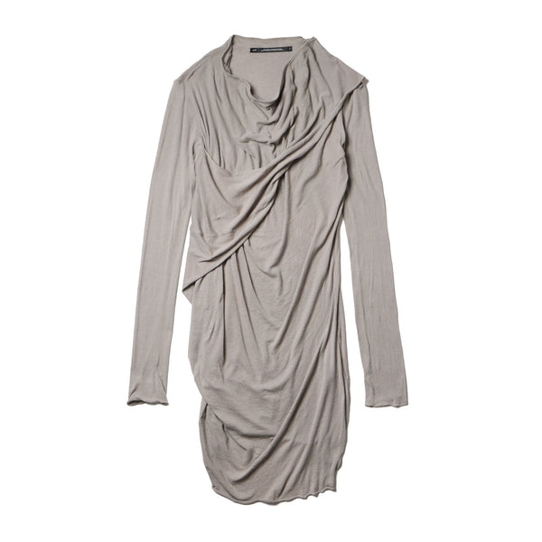 JULIUS 917CUM4 Cement / Drop Neck Drape Top