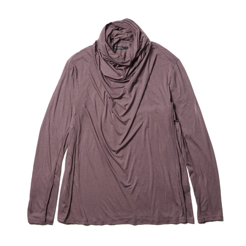 JULIUS 917CUM9 Ash Purple / Cowl Neck Top