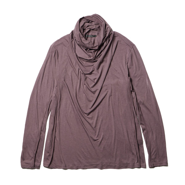 JULIUS 917CUM9 Ash Purple / Cowl Neck Top